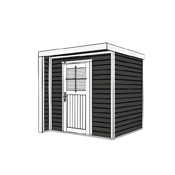 Gartenhaus »RIVA«, Holz, BxHxT: 214 x 218 x 215 cm (Außenmaße inkl. Dachüberstand)