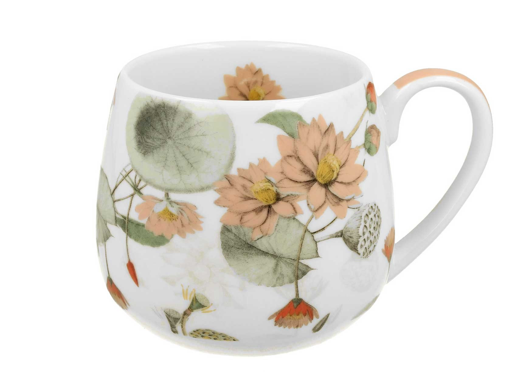 Porcelanowy Kubek Baryłka Autumn flowers 360 ml do Kawy Herbaty Napoi