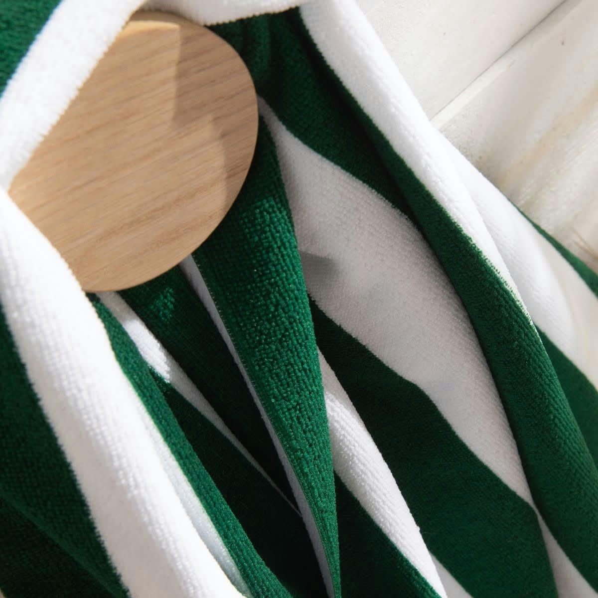 - Serviette de plage en Polyester Vert 90x170 cm