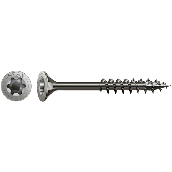 Edelstahlschraube, T15, Edelstahl, 25 Stück, 3.5 x 30 mm