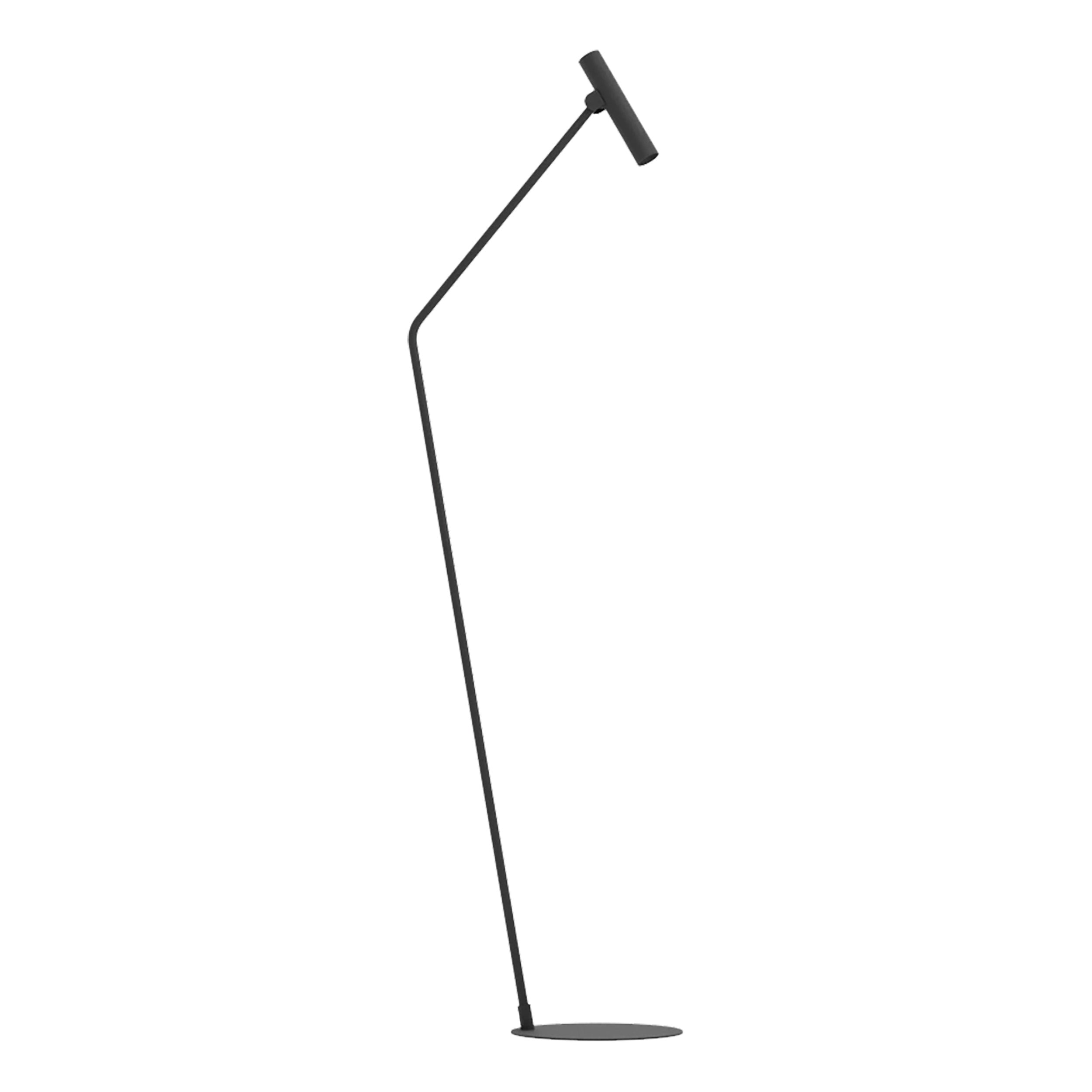 EGLO vloerlamp Almudaina - led - 157 cm - zwart - staal