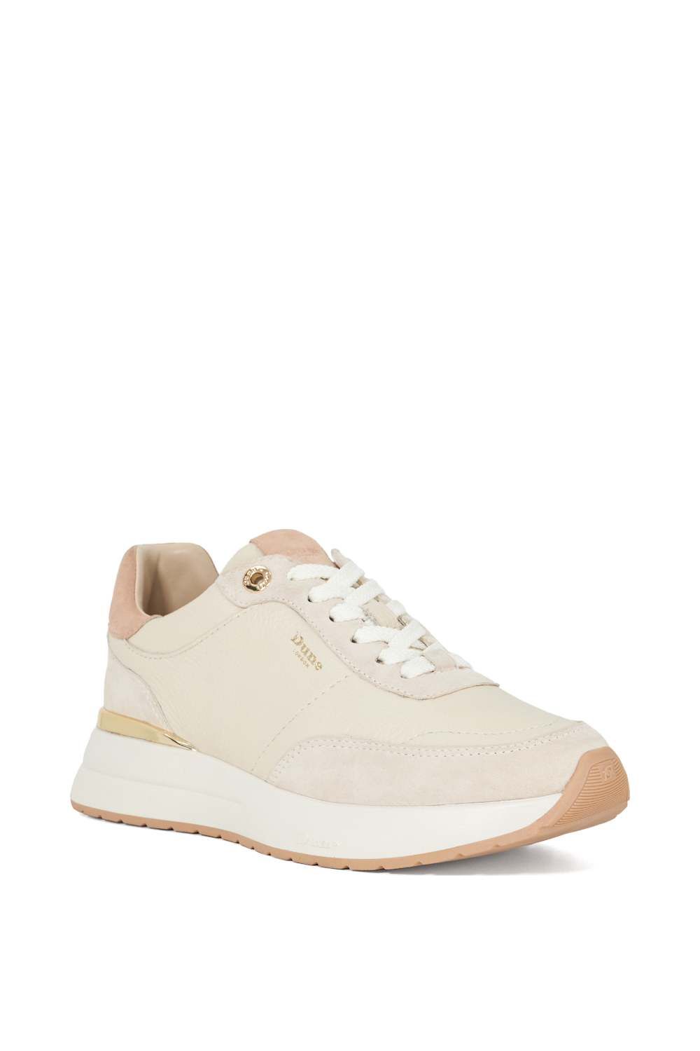Dune London Emotion' Leather Trainers