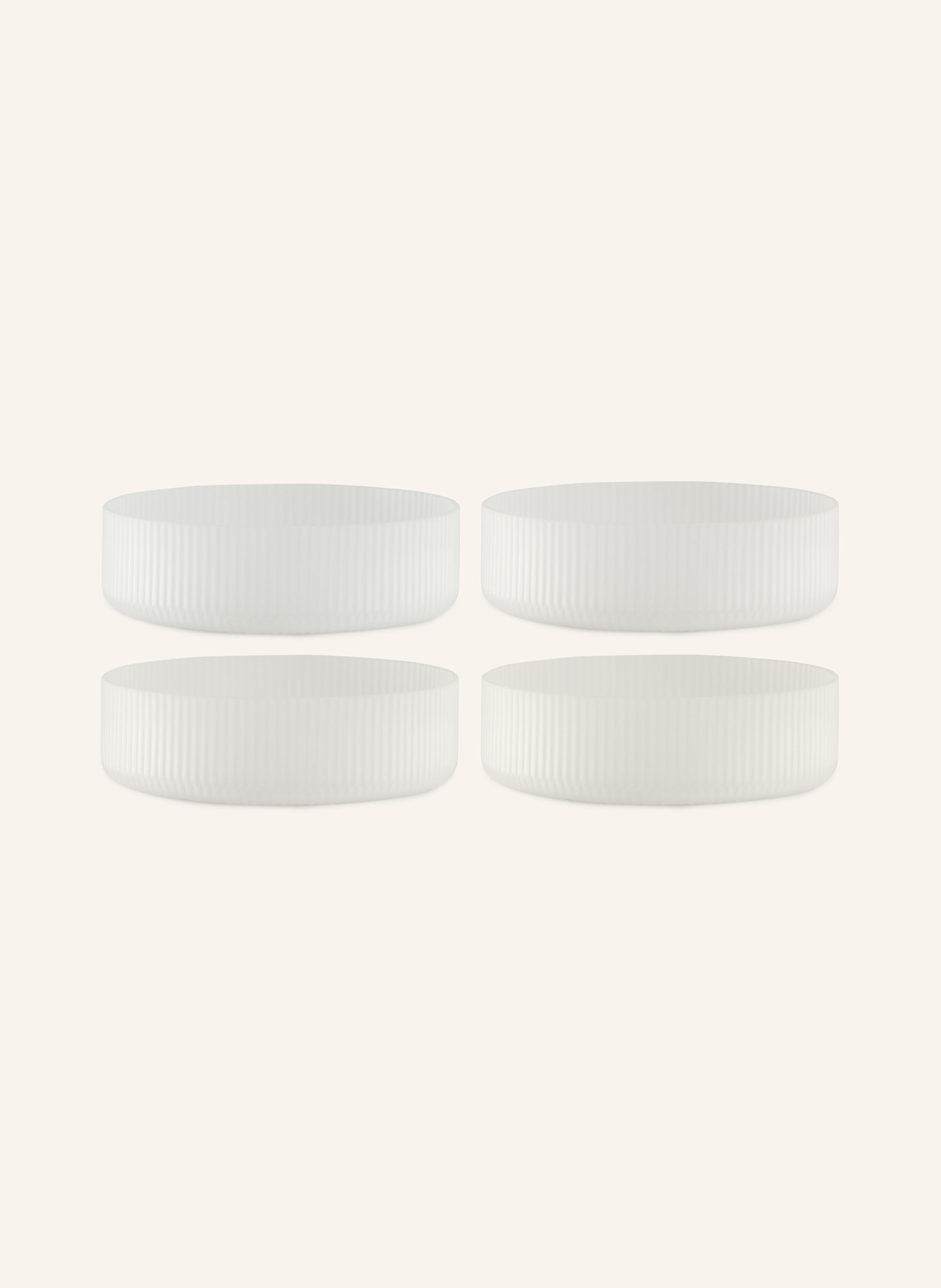 Ferm LIVING 4er-Set Schalen RIPPLE