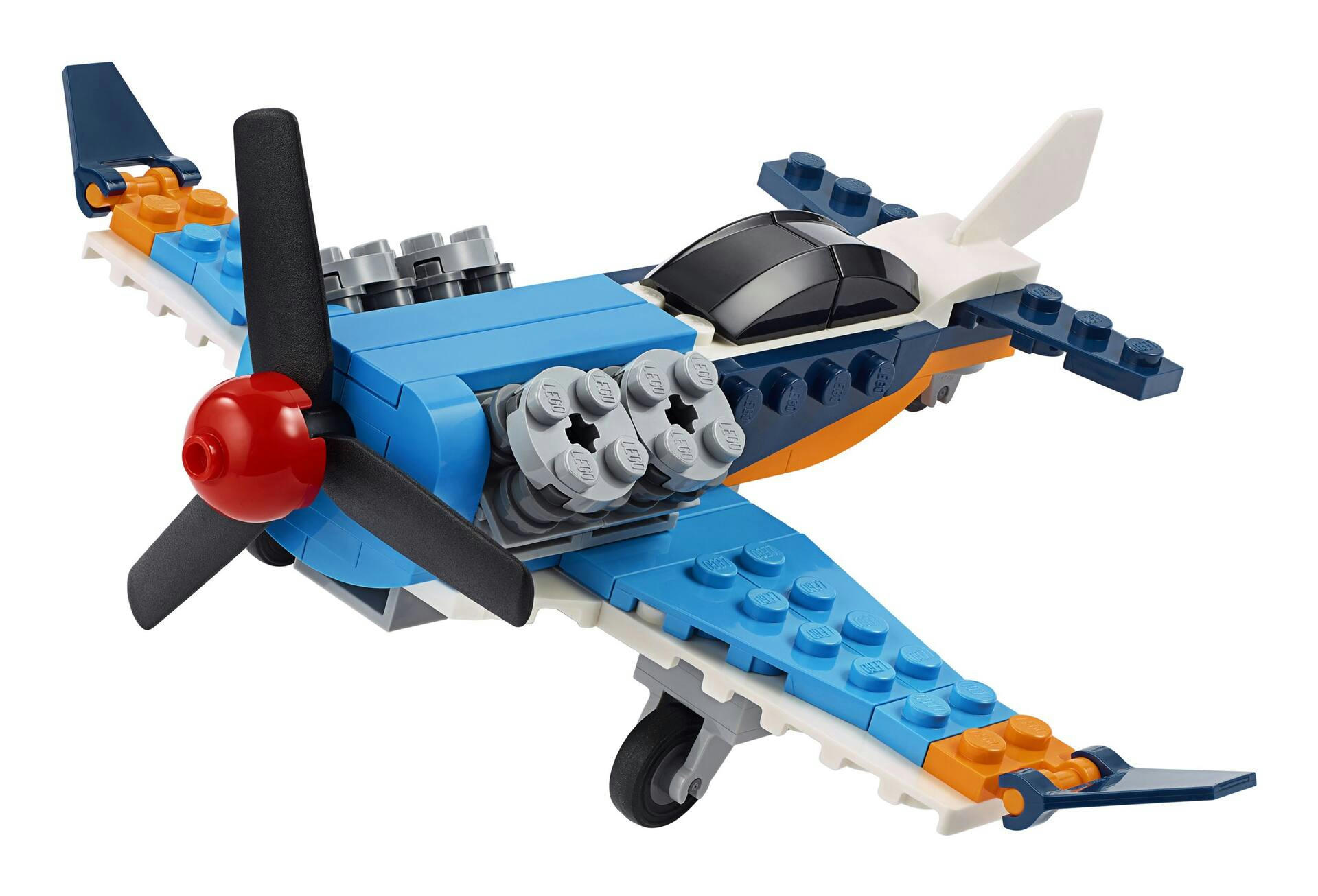 LEGO® Creator 3-in-1 Propeller Plane, Jet & Helicopter 31099 Building Toy Kit, Ages 6+