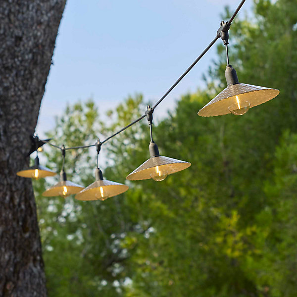 Guirlande solaire MINI VINTY HYBRID 10 ampoules 6M