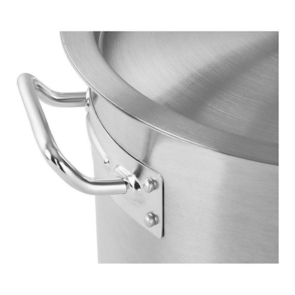 Casserole à induction 50 litres acier argente Helloshop26