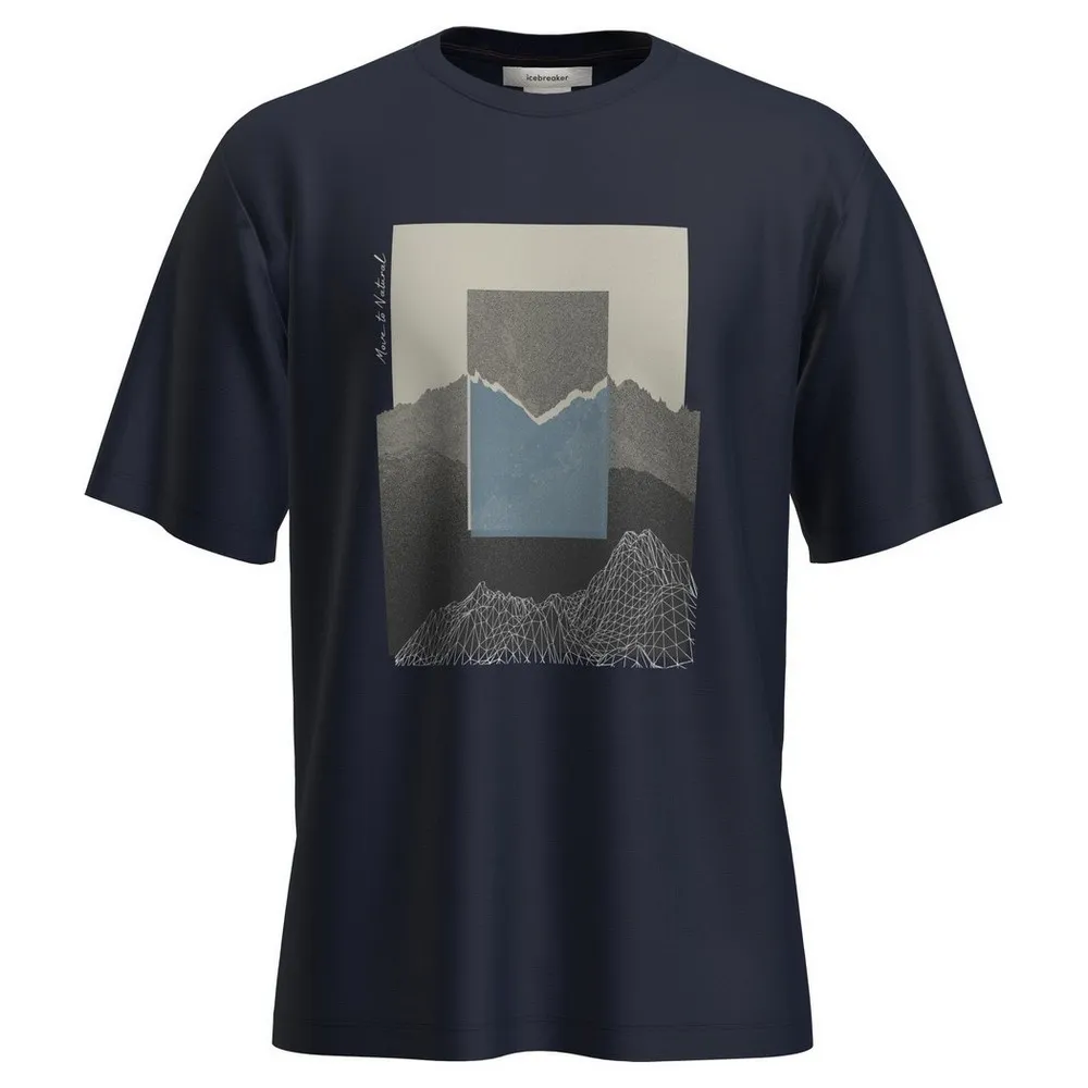 Icebreaker Merino 150 Tech Lite Relaxed Mountain Shift short sleeve T-shirt
