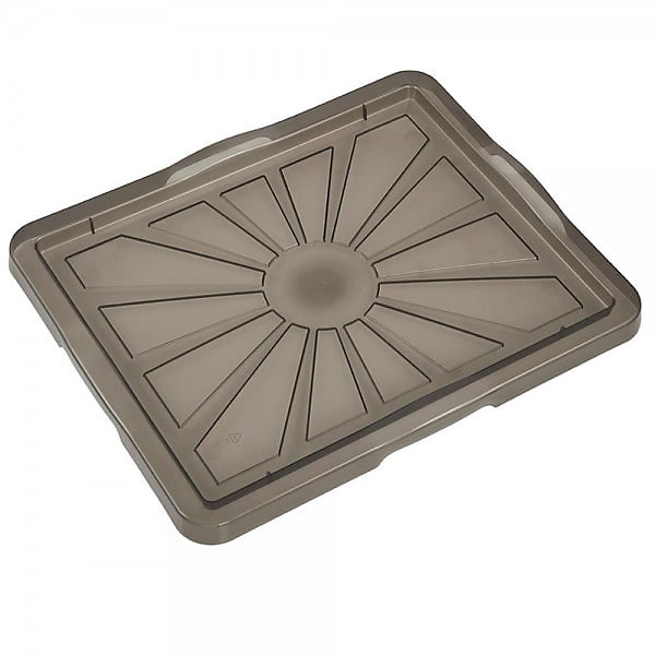 Couvercle Transparent 43x35 cm pour Caisse 24 litres - Gris