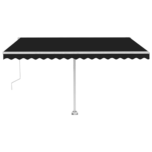 NNEVL Freestanding Automatic Awning 400x300 cm Anthracite