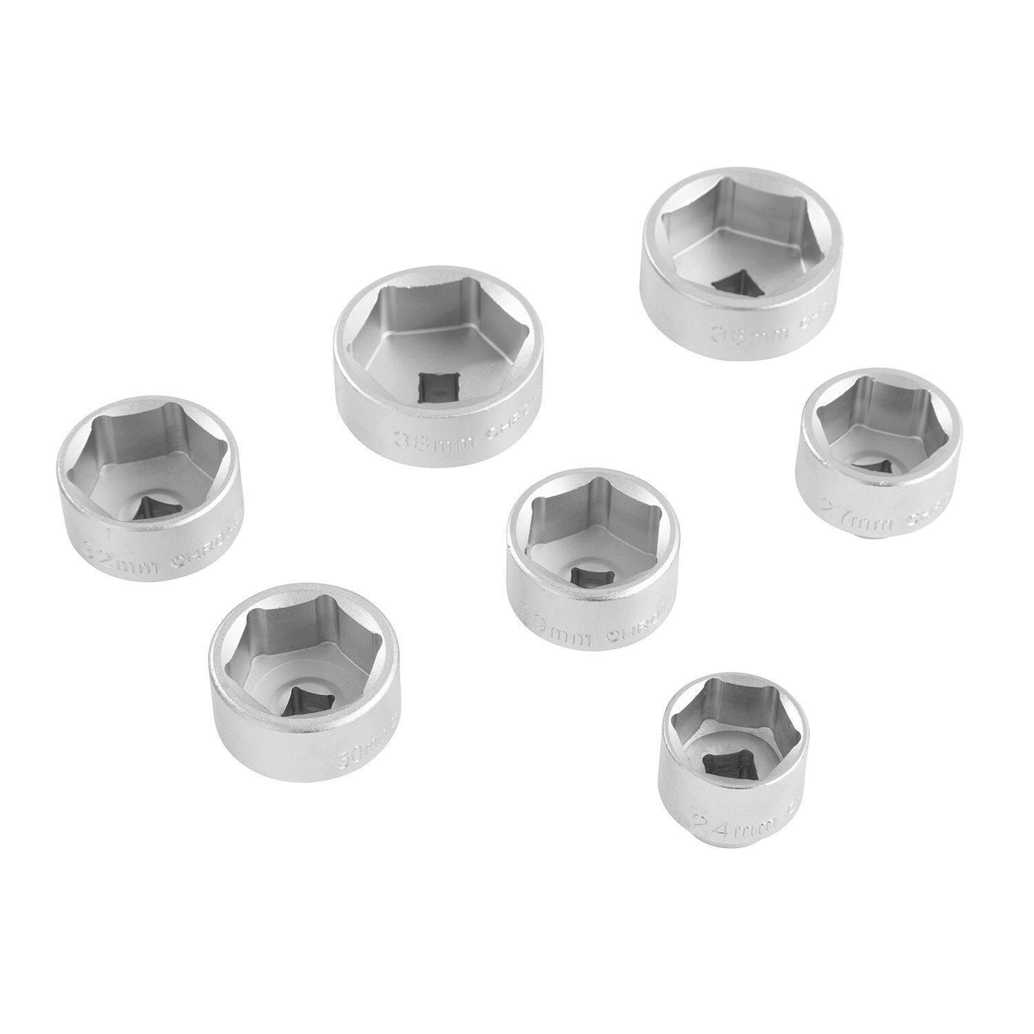 OEMTOOLS 3/8-in Drive Oil-Filter Removal Socket Set, 7-pc