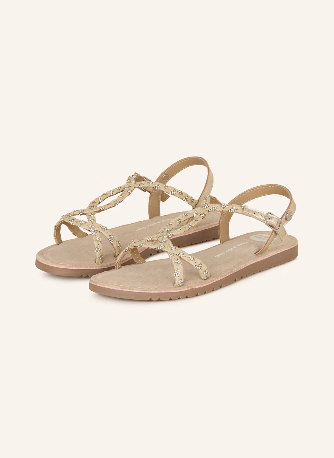 GIOSEPPO Sandalen WENHAM mit Schmucksteinen