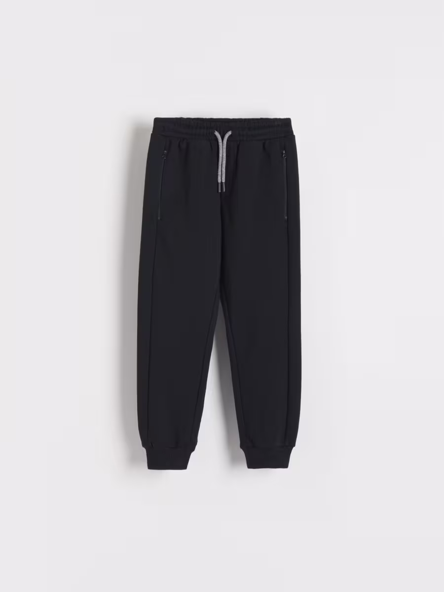 Sweat Joggers With Zip Fasteners