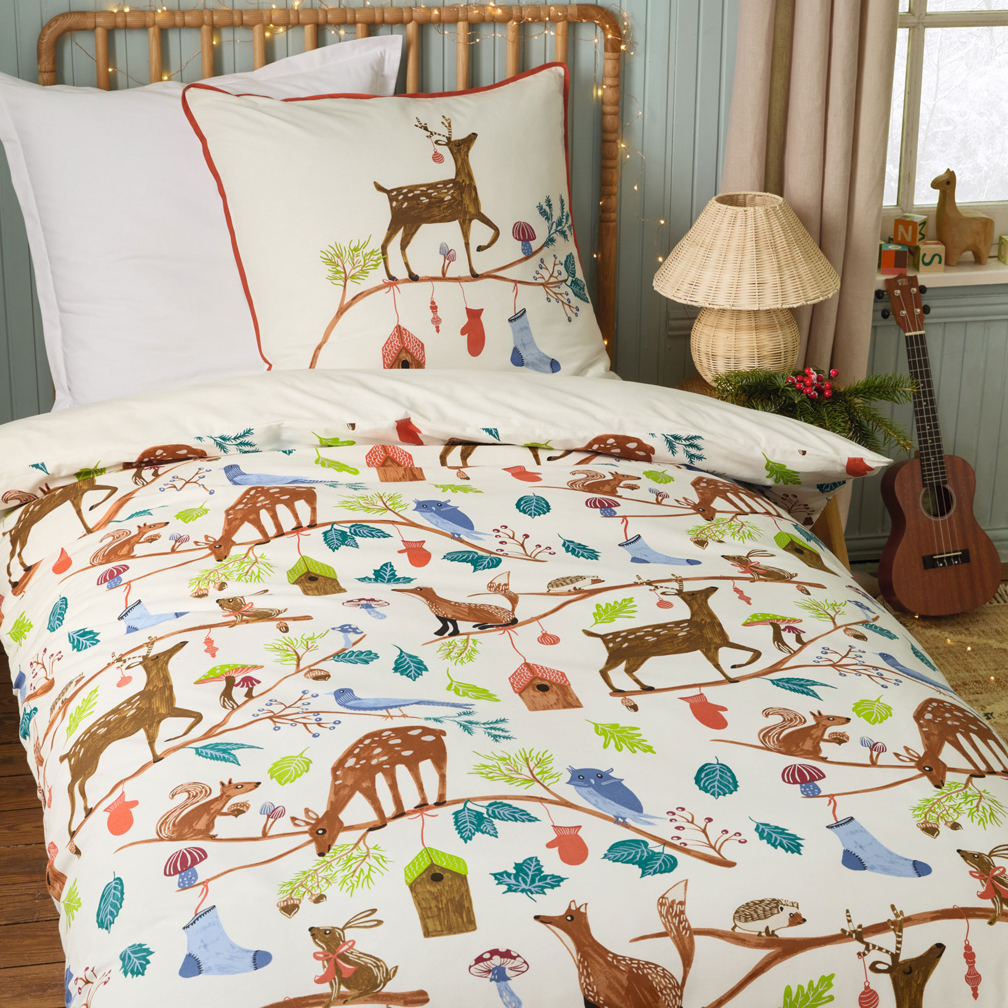 Pack housse de couette   taieForêt enchantée