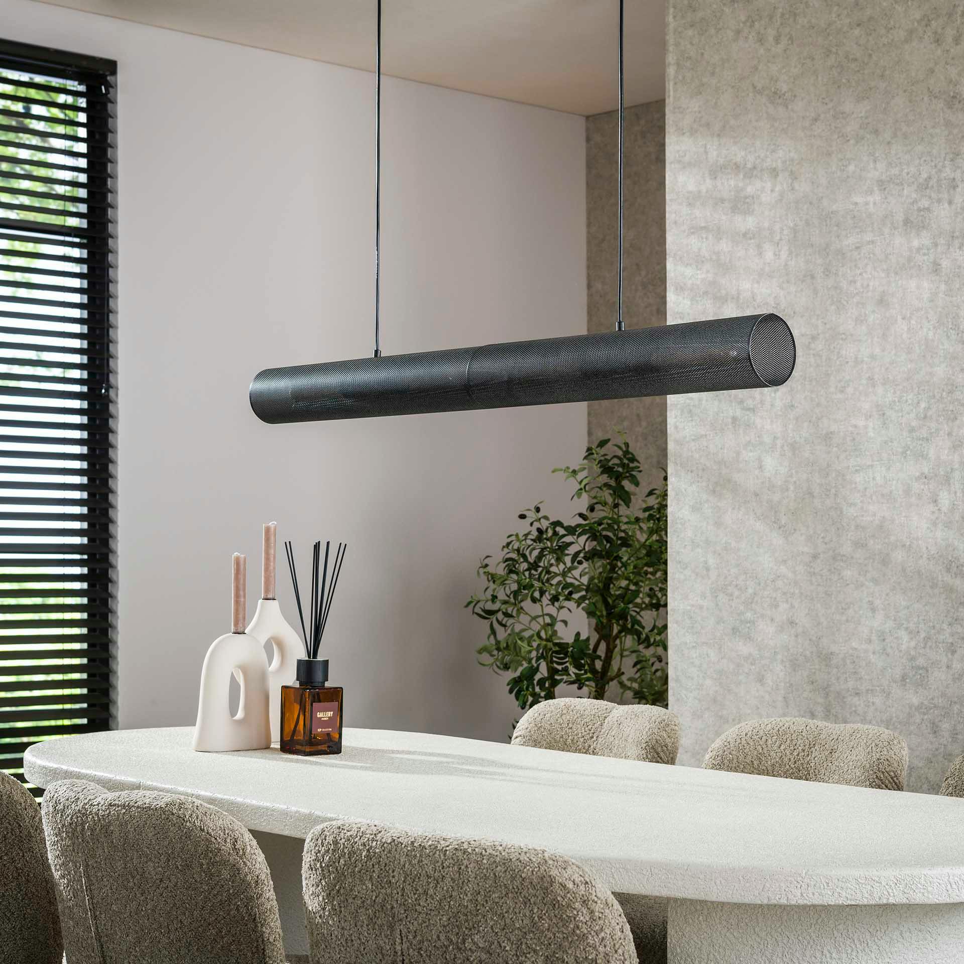 Suspension de table contemporaine forme tube RALF