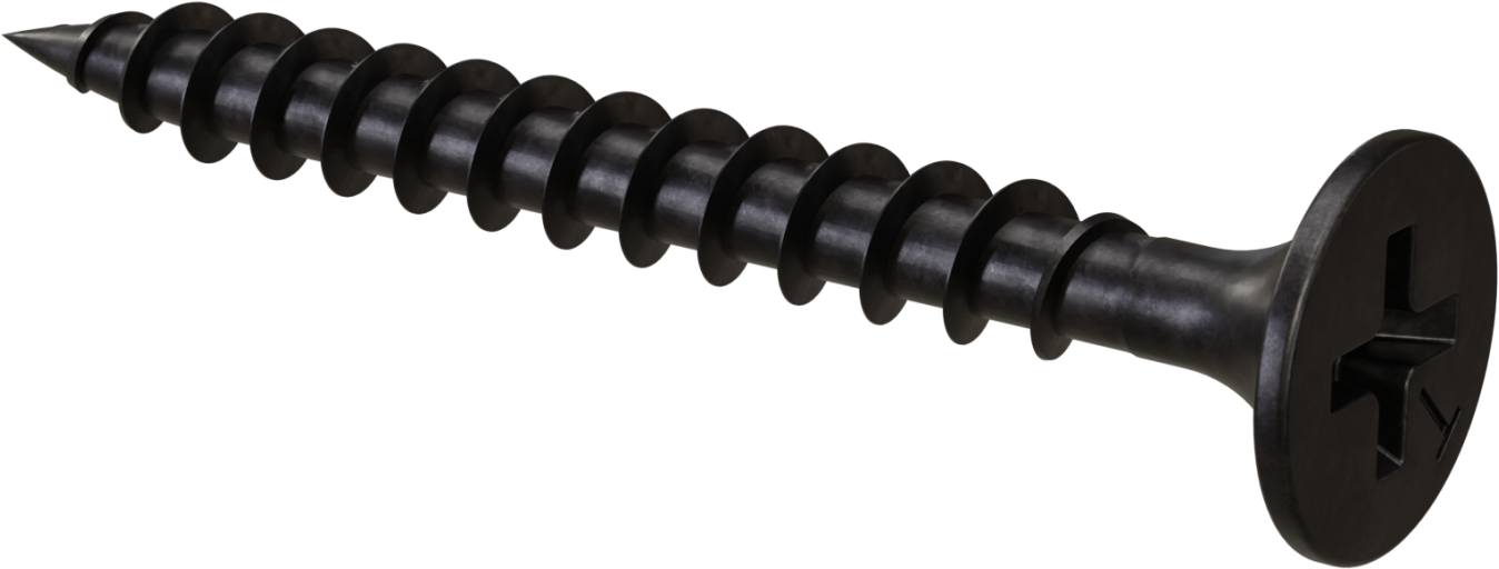 Wkręt fosfatowany do mocowania płyt kartonowo-gipsowych do profili stalowych MS ø3,5 x 25 mm STALCO KŚM - 3,5X25