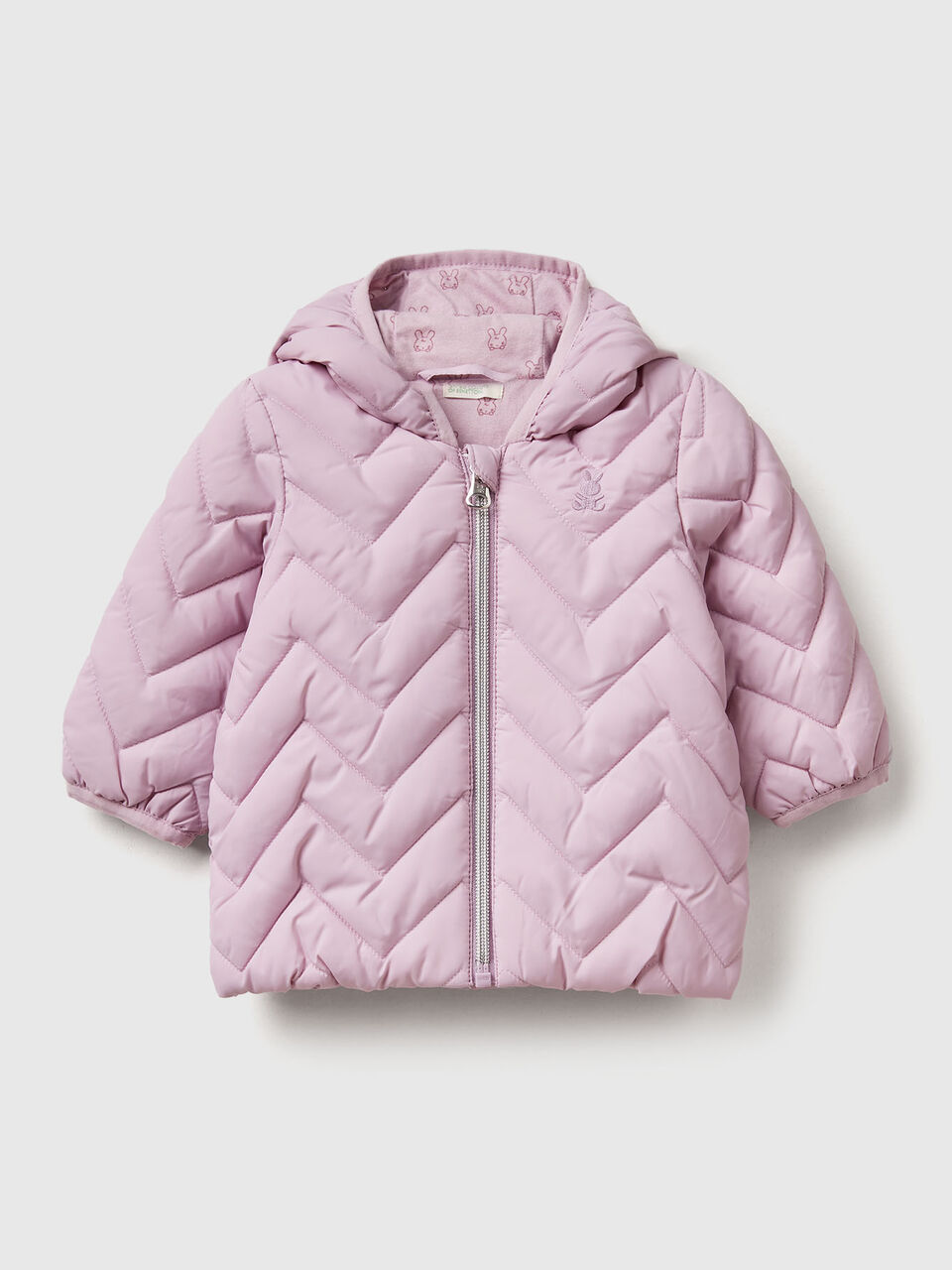 Padded puffer jacket with ear flaps