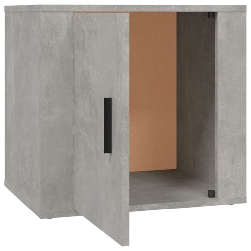 NNEVL Bedside Cabinet Concrete Grey 50x39x47 cm
