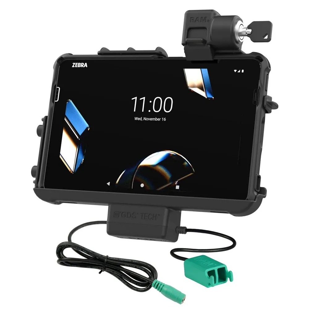 Ram Mounts Locking RAM®Thin-Dock™  Dual USB for Zebra ET401 10´´