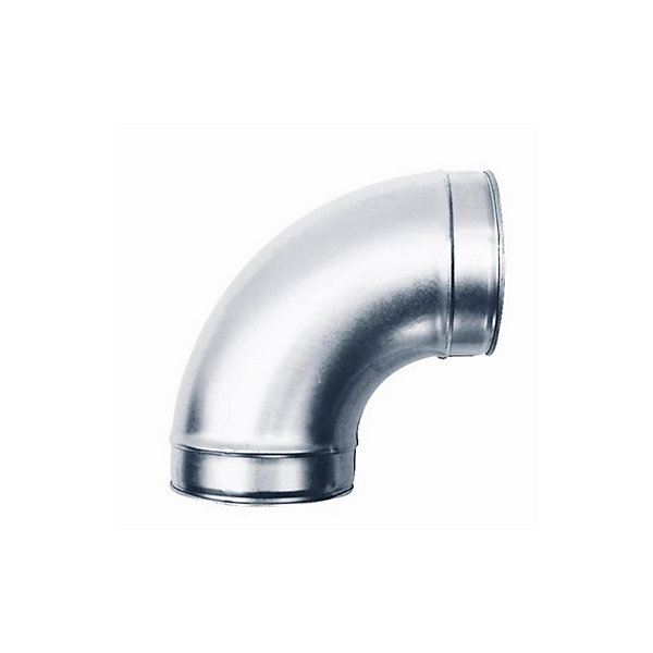Coude VMC 90 acier galvanisé pour gaines ventilation - Diamètre (mm) 200