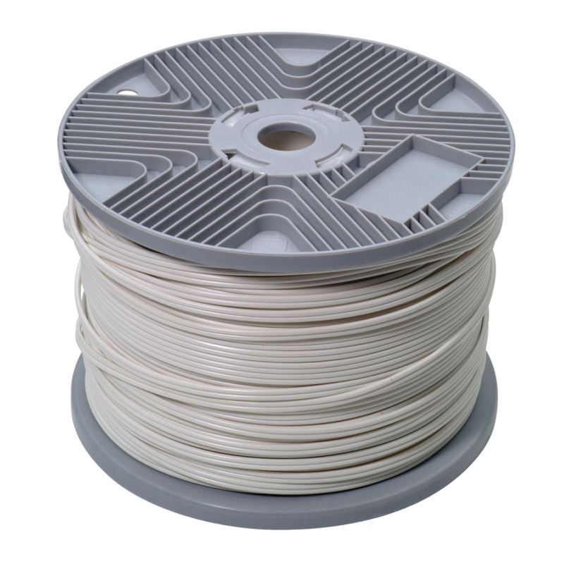 Câble audio blanc 2 x 0,75 mm² au mètre PROFILE