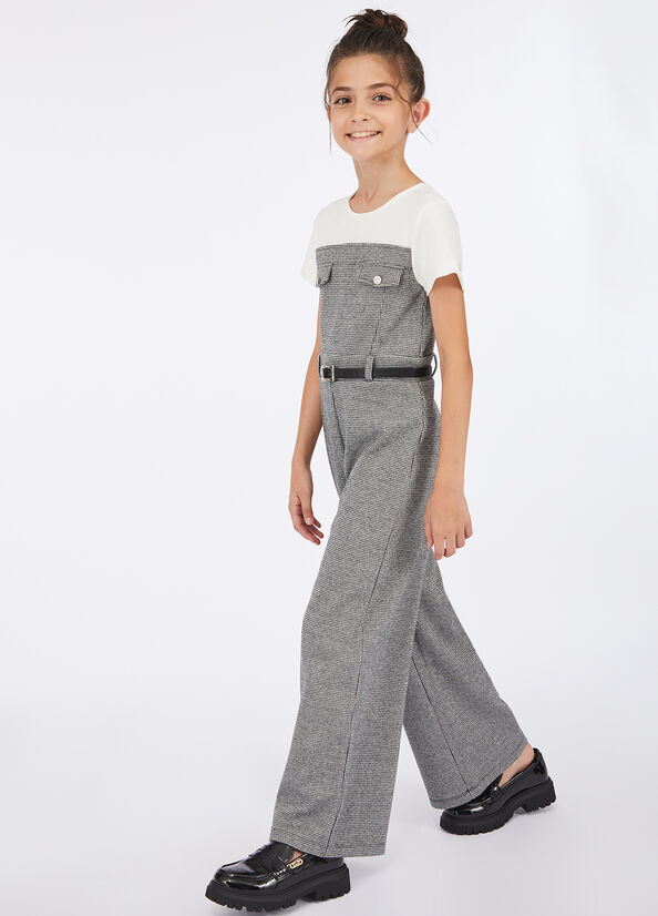 Tuta pied de poule in cotone