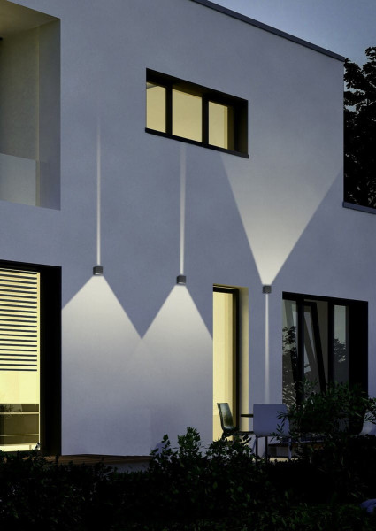 Kinkiet zewnętrzny ADAJA 3000K antracyt LED 2x3W 240lm IP54 Trio
