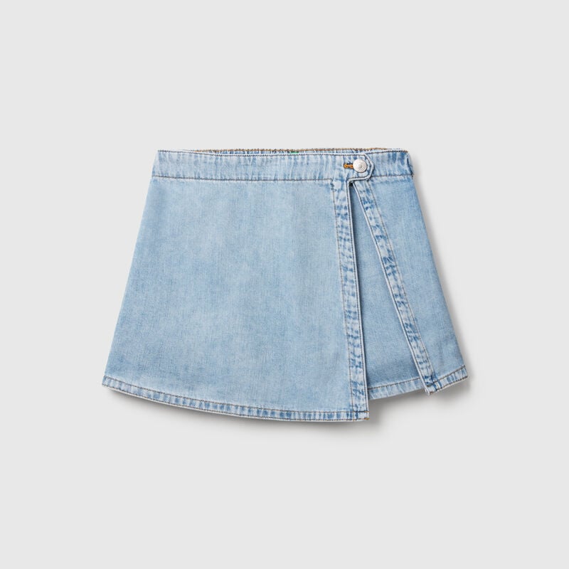 Denim culottes
