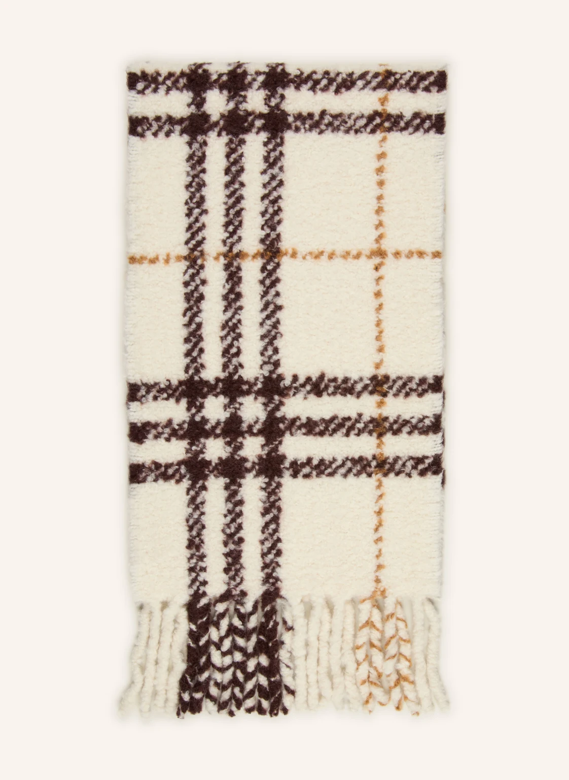 BURBERRY Alpaka-Schal aus Bouclé
