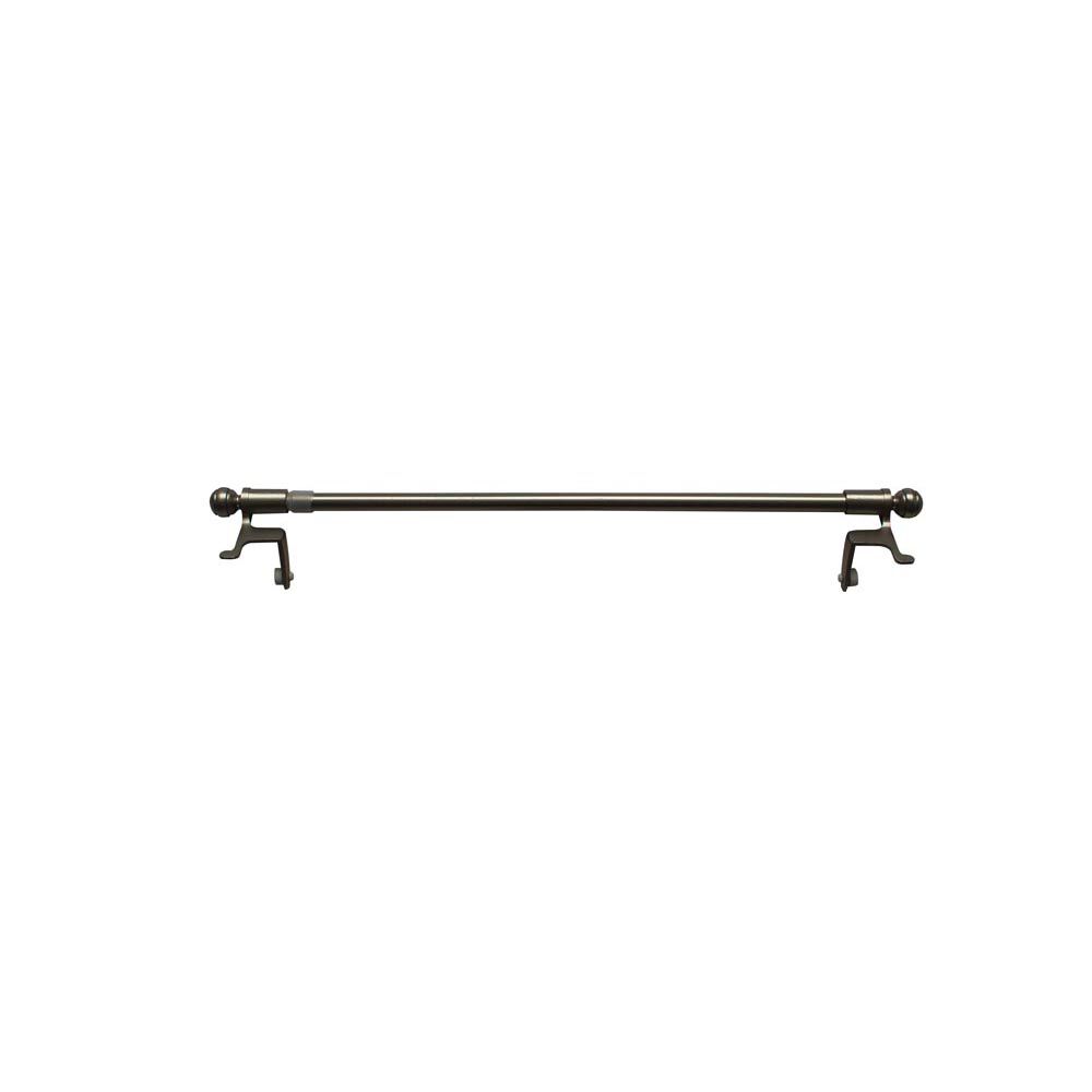 Tringle à pression Extensible Métal Gris argenté 30-50 cm