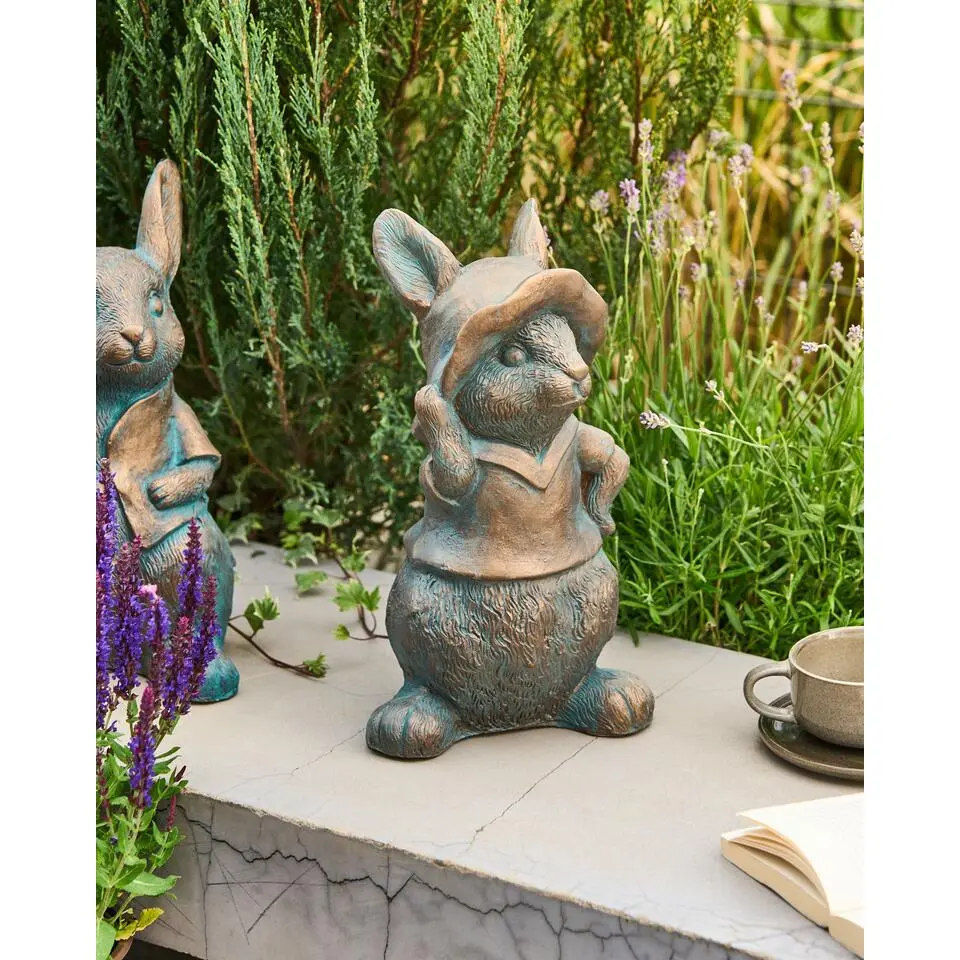 KONAKRY - Decoratief tuinbeeld - Bruin - MgO