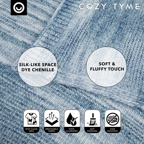Marlie Space Dye Chenille Throw