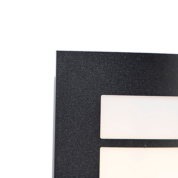 Applique murale extérieure moderne noire IP44 - Miro