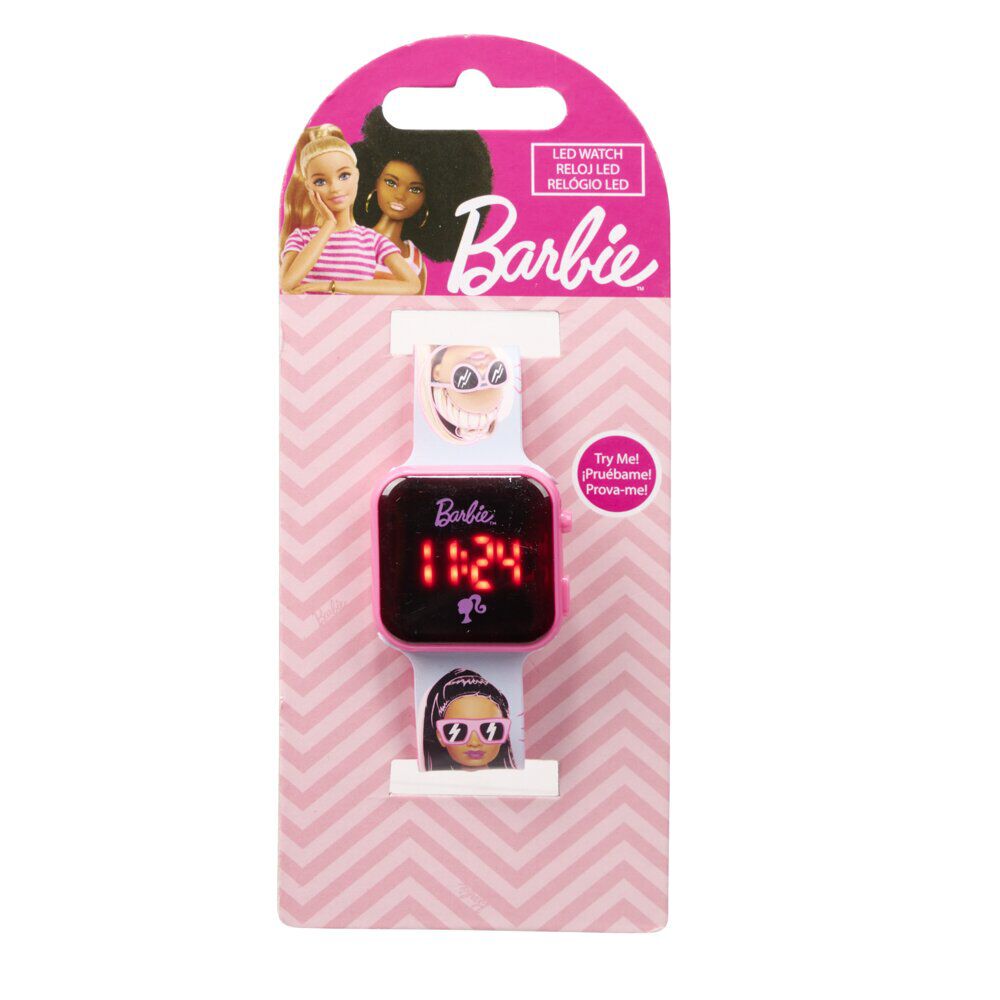 Montre enfant digitale LED Barbie