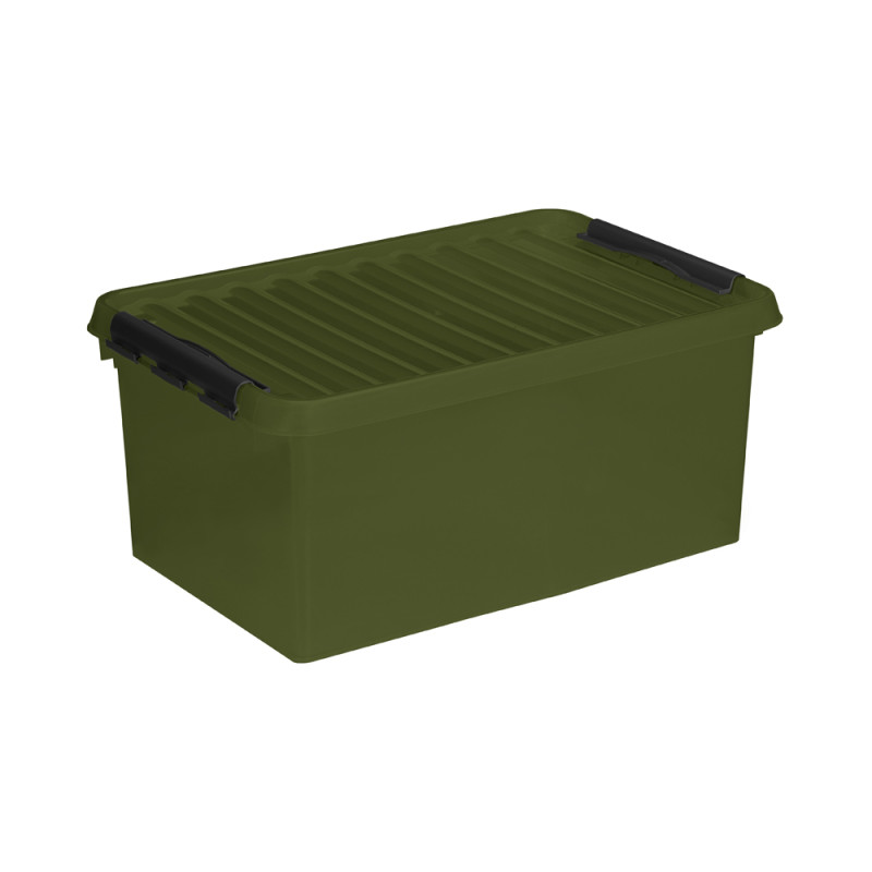 Box de rangement Q-Line vert et noir 45 L SUNWARE