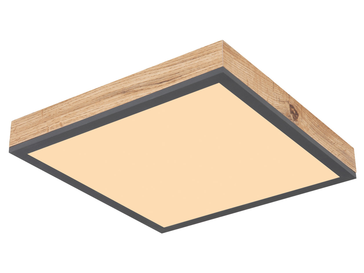 Plafon Doro LED aluminiowy brązowy