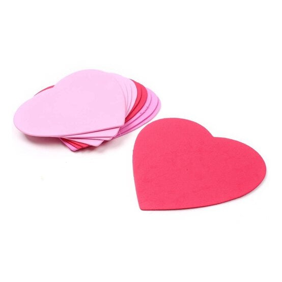 Heart Foam Shapes 10 Pack