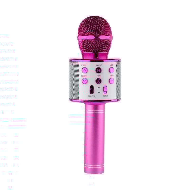 Microfoon karaoke - diverse kleuren - &Oslash;7x22.5 cm