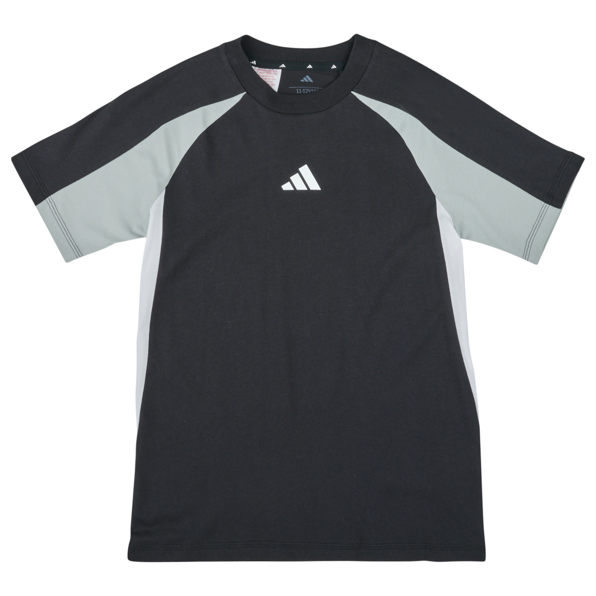adidas - Seasonal Essentials Colorblock T-Shirt Kids - Black / White