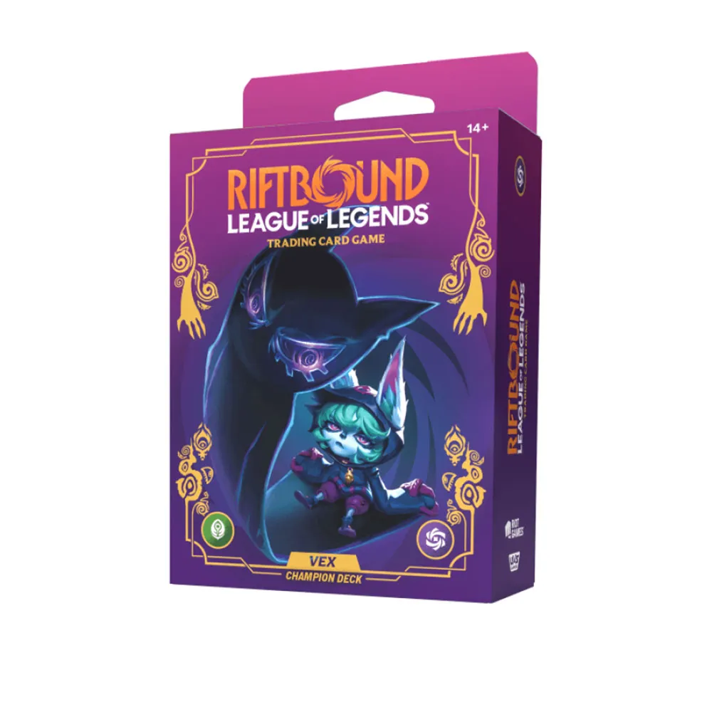 Wizards Of The Coast League of Legends-Unleashed Deck Vex trading cards