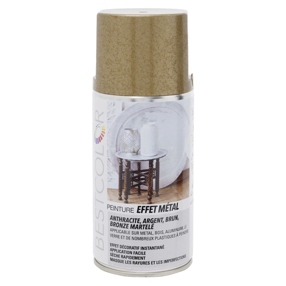 Peinture aérosol effet métal Bronze martelé 300 ml