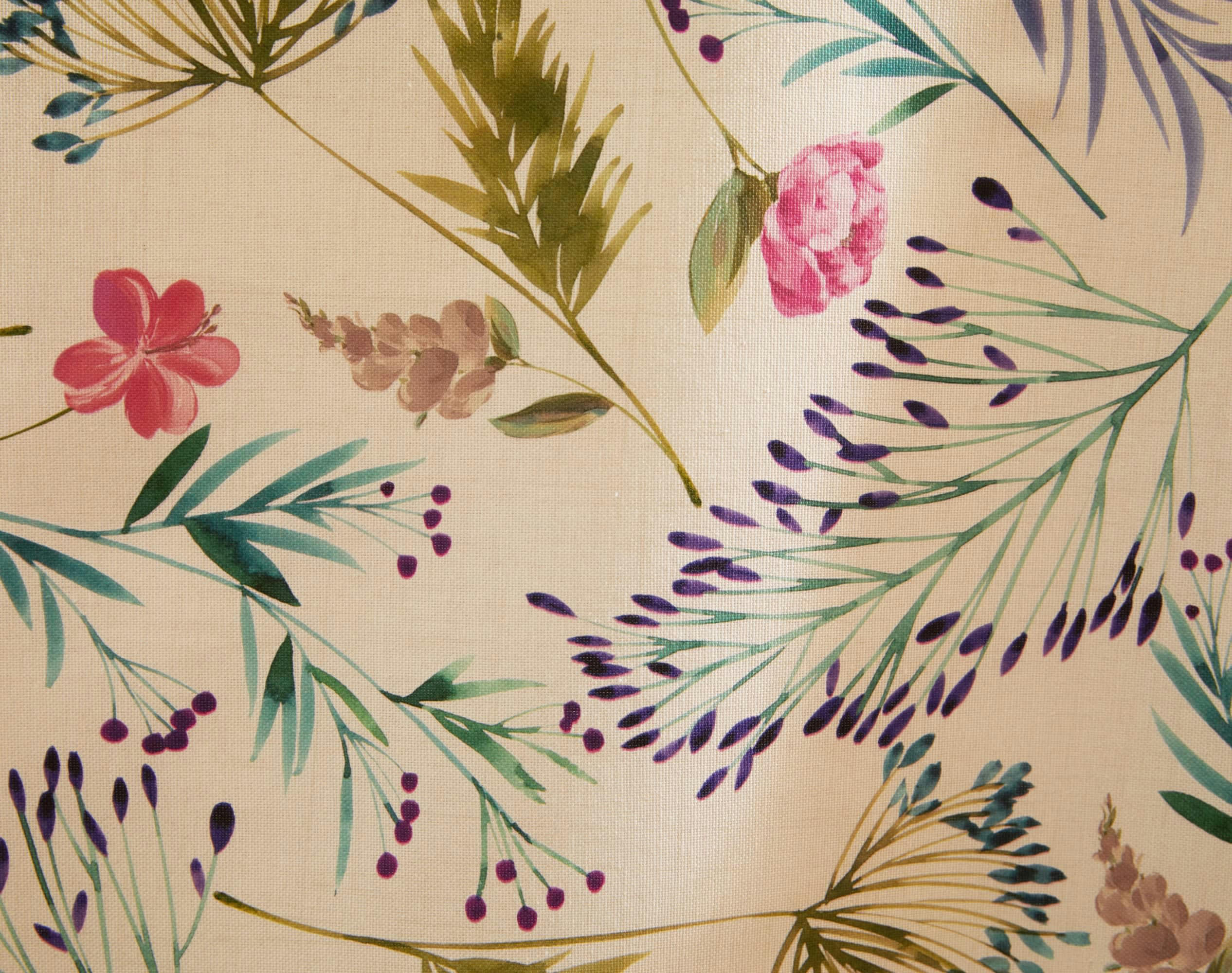 GRAMINEE - Nappe ronde 180x180 à motifs végétaux