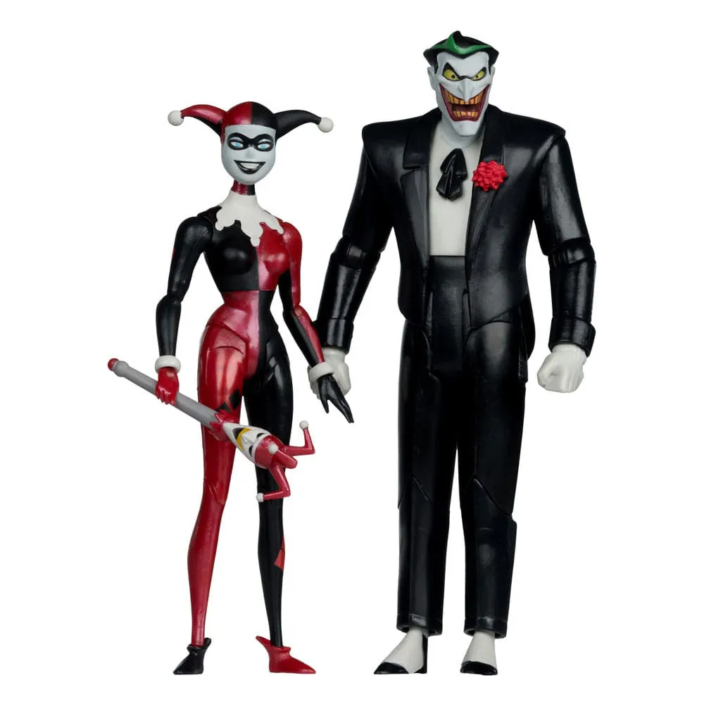Mcfarlane Toys Harley Quinn Batman Gold The Animated Series & The Joker Mad Love Label DC Direct Figures 18 cm