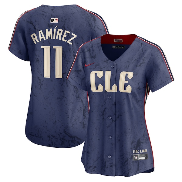 José Ramírez Cleveland Guardians Nike Women's 2024 City Connect Limited Jersey - Navy