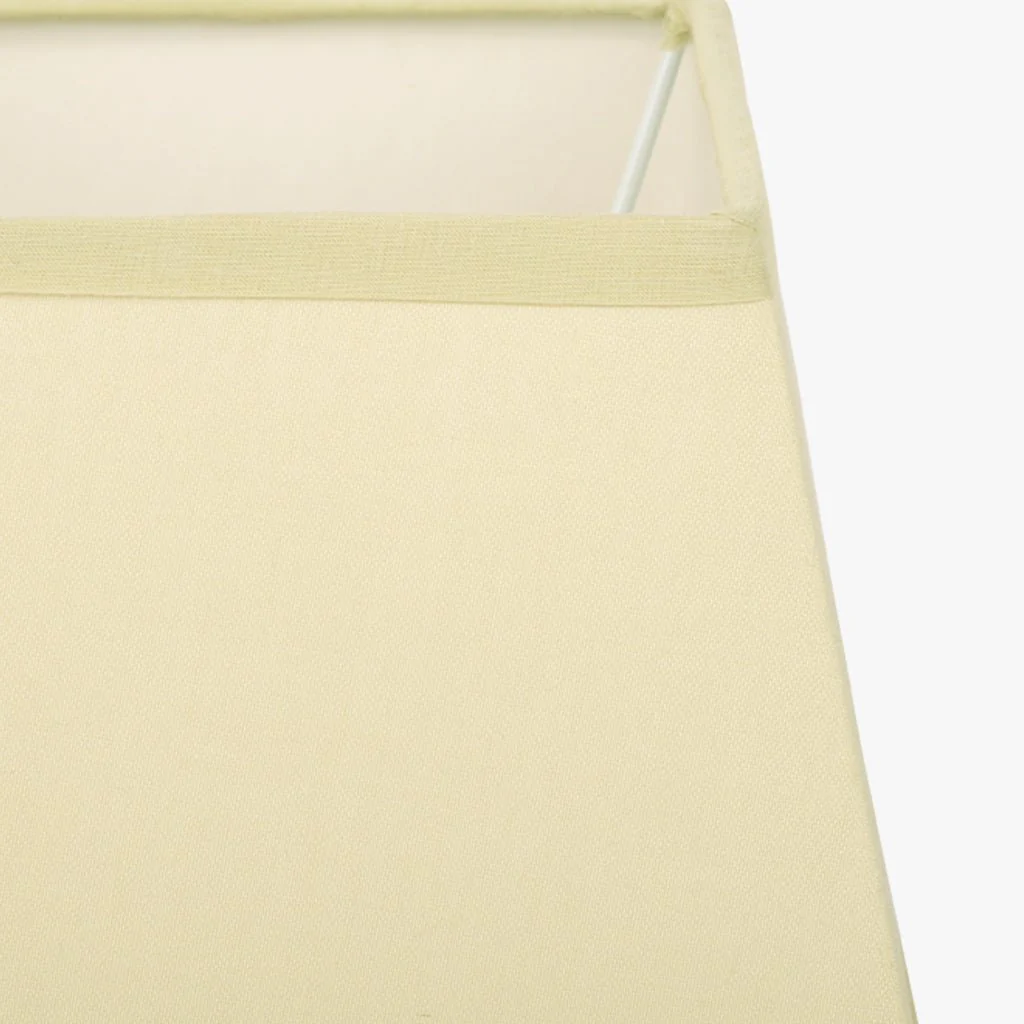 AbatJour Quadrado em Seda Bege