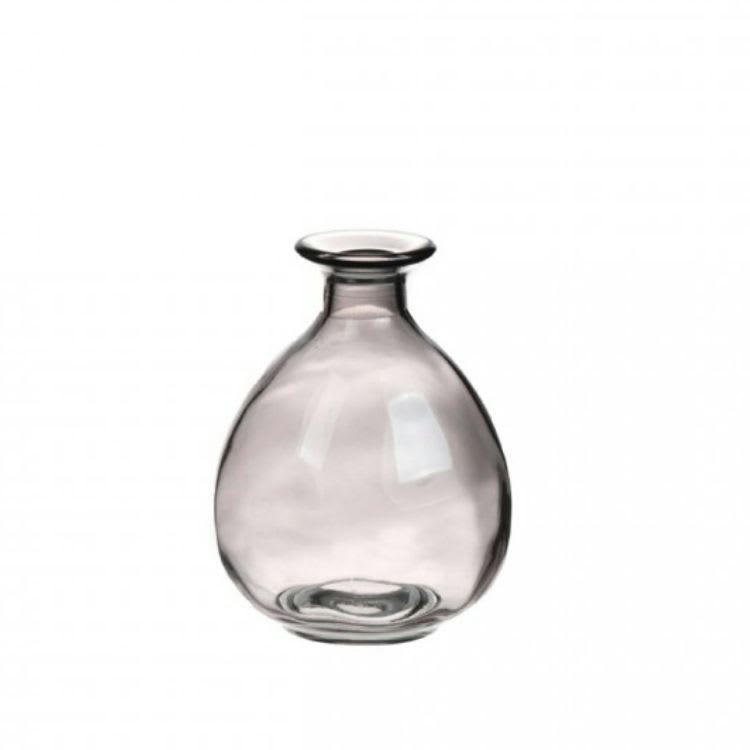 bottle lina - Vase gris H.12cm (Lot de 3)