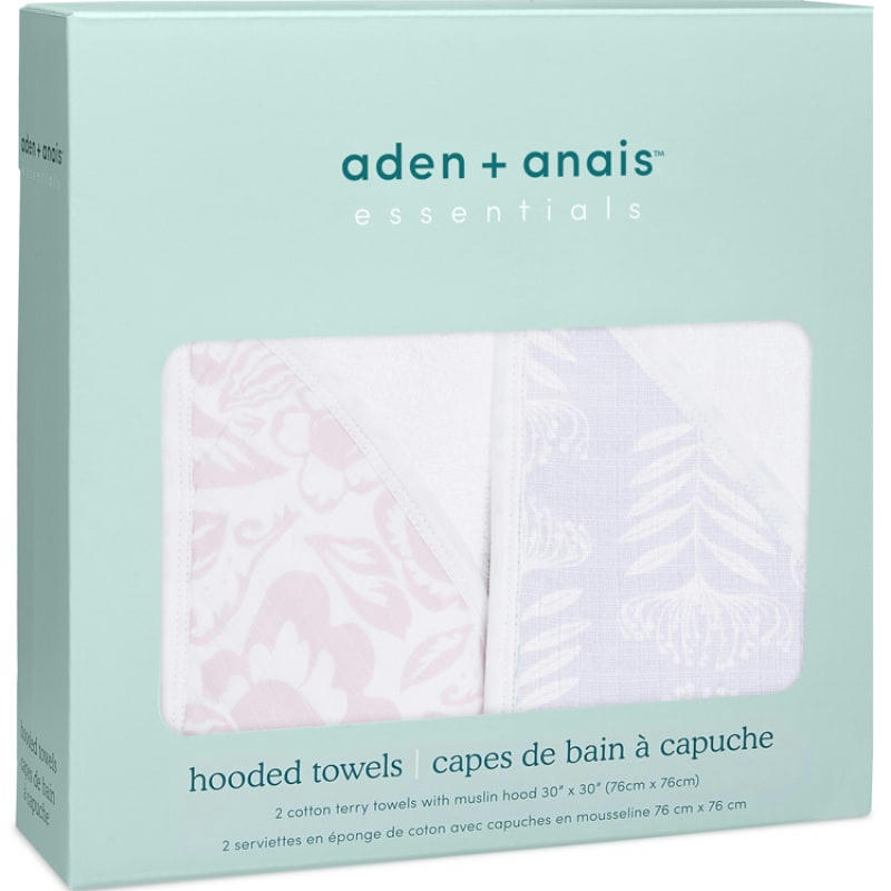 - Lot de 2 capes de bain en coton Damsel (76 x 76 cm)