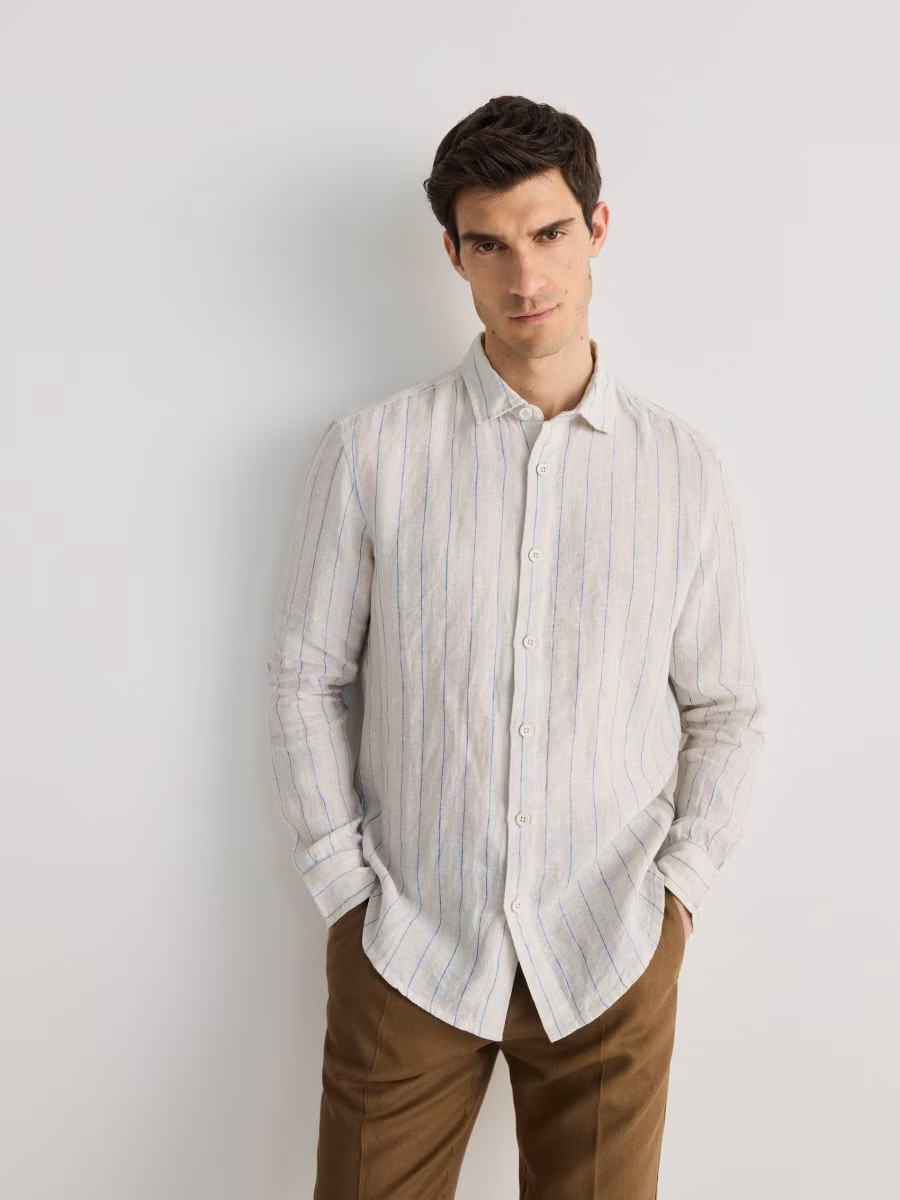 Regular Fit Linen Shirt