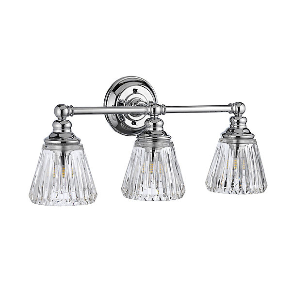 Keynes Applique 3 Lumières Chrome Poli IP44