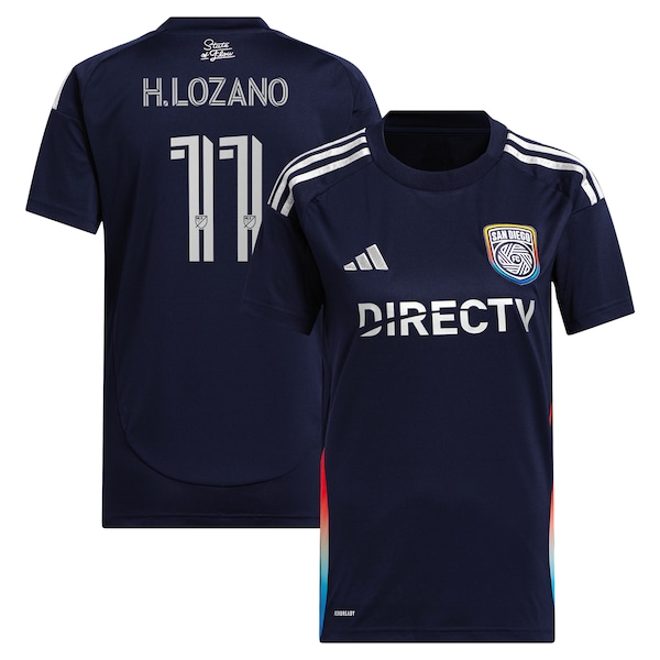 Hirving Lozano San Diego FC adidas Women's 2025 State of Flow Replica Player Jersey - Navy