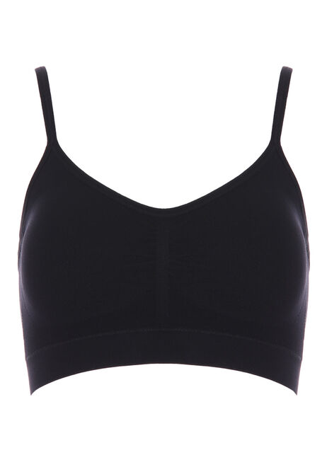 Older Girls Black Seamfree Comfort Bra